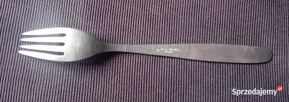 Widelec ze stali nierdzewnej Hefra z logo GS Koźminek