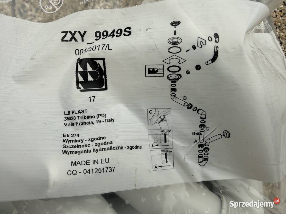 Syfon zlewozmywakowy Deante 35 mm ZXY9949S ZXY Chwaszczyno