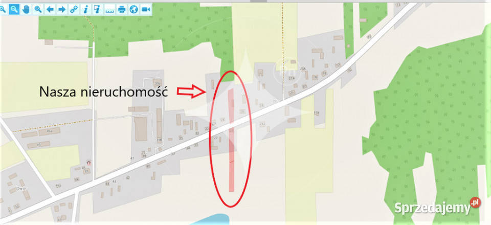 Siedlisko do remontu w Mokranach Starych Zalesie 611zł/m2 Sprzedaż Mokrany Stare