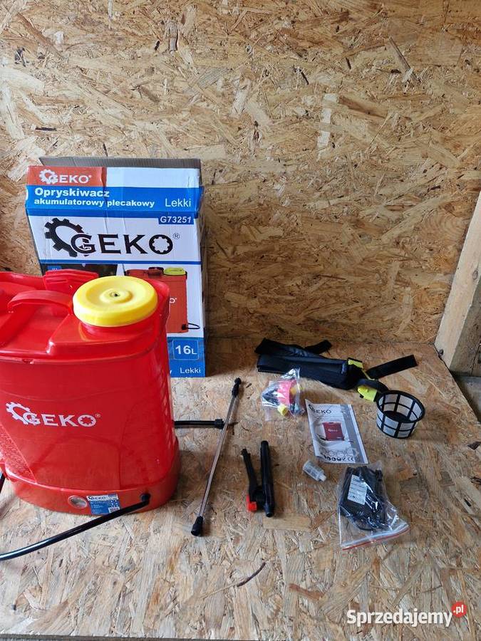Opryskiwacz akumulatorowy plecakowy 16L Lekki Głogowa