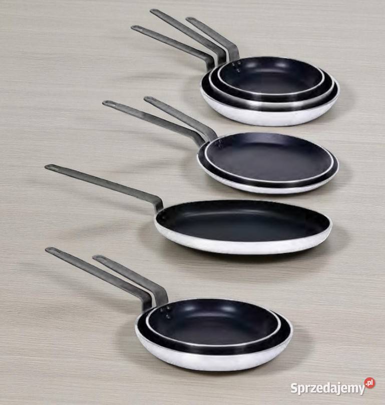Profesjonalne patelnie aluminiowe i stalowe do Gastronomia