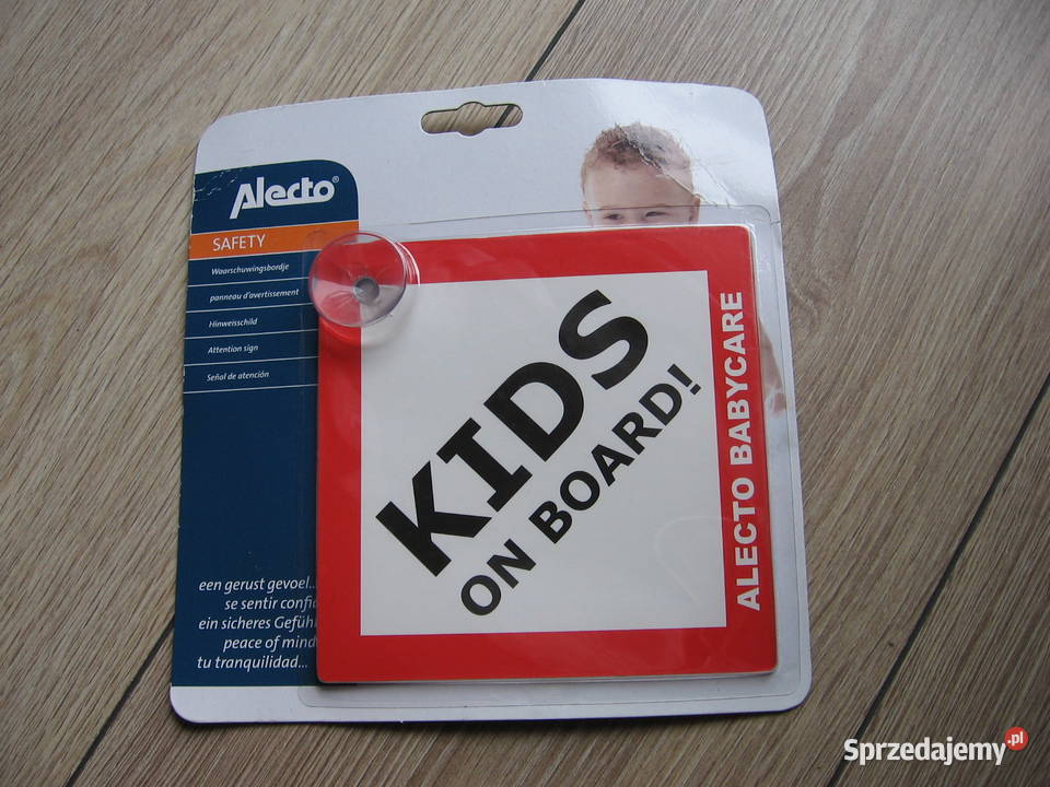 Plakietka na szybę Dziecko na pokładzie nowa Przemyśl