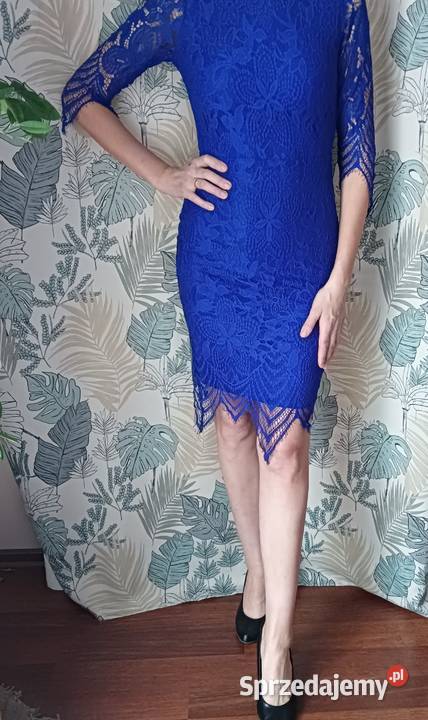 Damska piękna sukienka koktajlowa wizytowa Sokółka sprzedam
