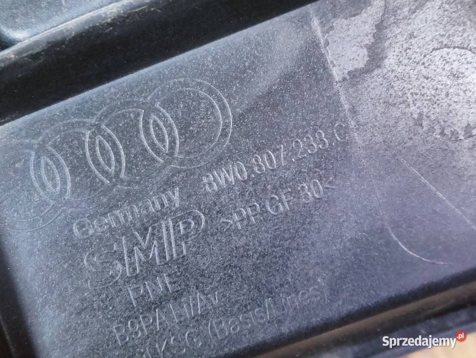 Grill Atrapa Wzmocnienie Grilla Audi A4 B9 Lift