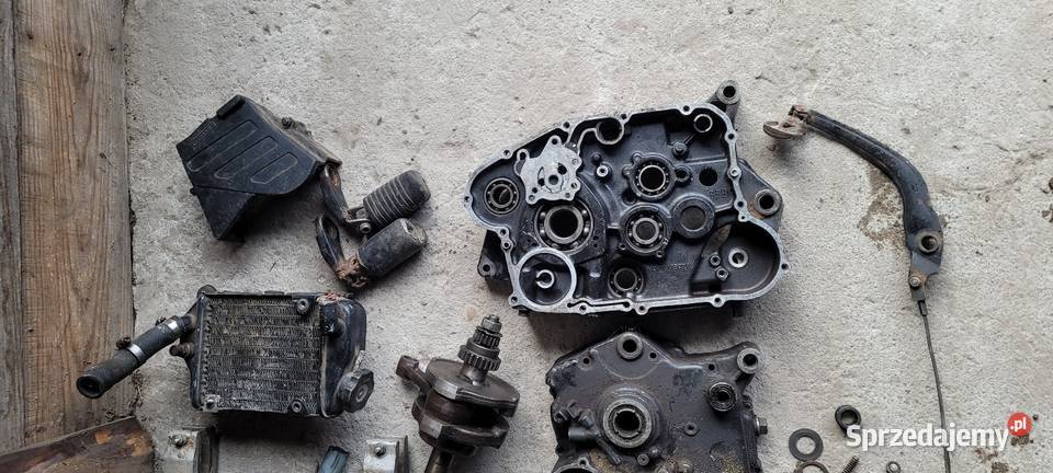 Kawasaki KLR 250D silnik wahacz pozostałości Wieluń