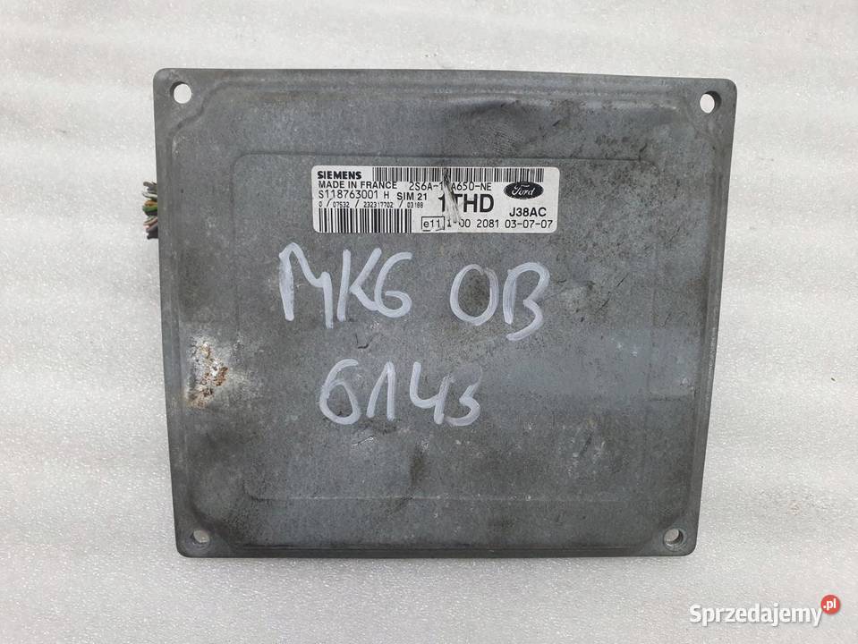 STEROWNIK SILNIKA 13 FIESTA MK6 2S6A12A650NE wielkopolskie sprzedam