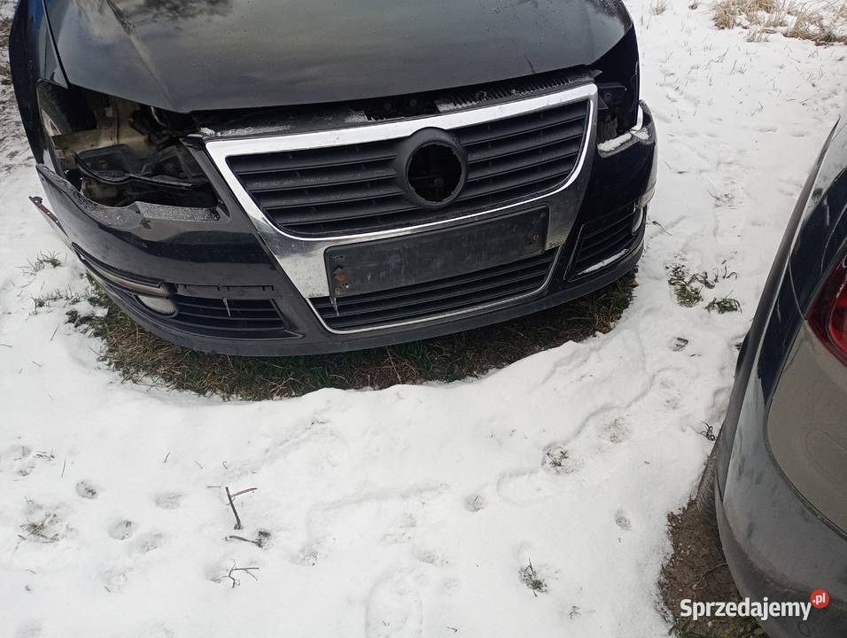 Zderzak przedni passat b6 czarny wrocław dolnośląskie sprzedam