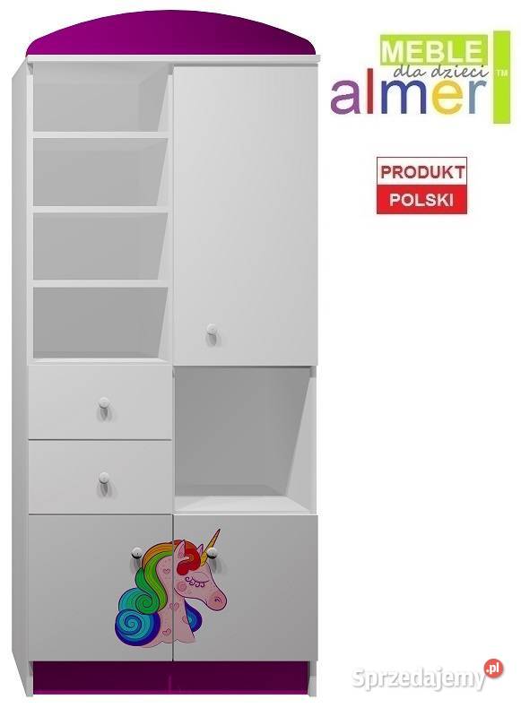 JEDNOROŻEC 14 N5 regał dziecięcy 80x40 w190 Brzesko