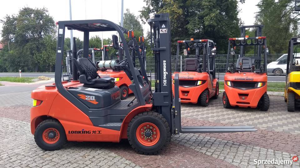 Fabrycznie nowy wózek widłowy LONKING LG20DT regulowane widły Wrocław sprzedam