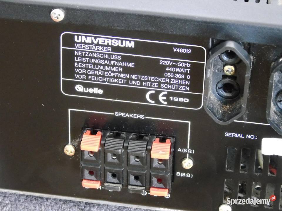 Wzmacniacz Uniwersum 440 Wat sprawny i mocny Jasło sprzedam
