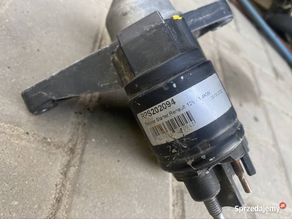 Rozrusznik niewielki przebieg Renault Scenic 3 Układ elektryczny silnika Luzino