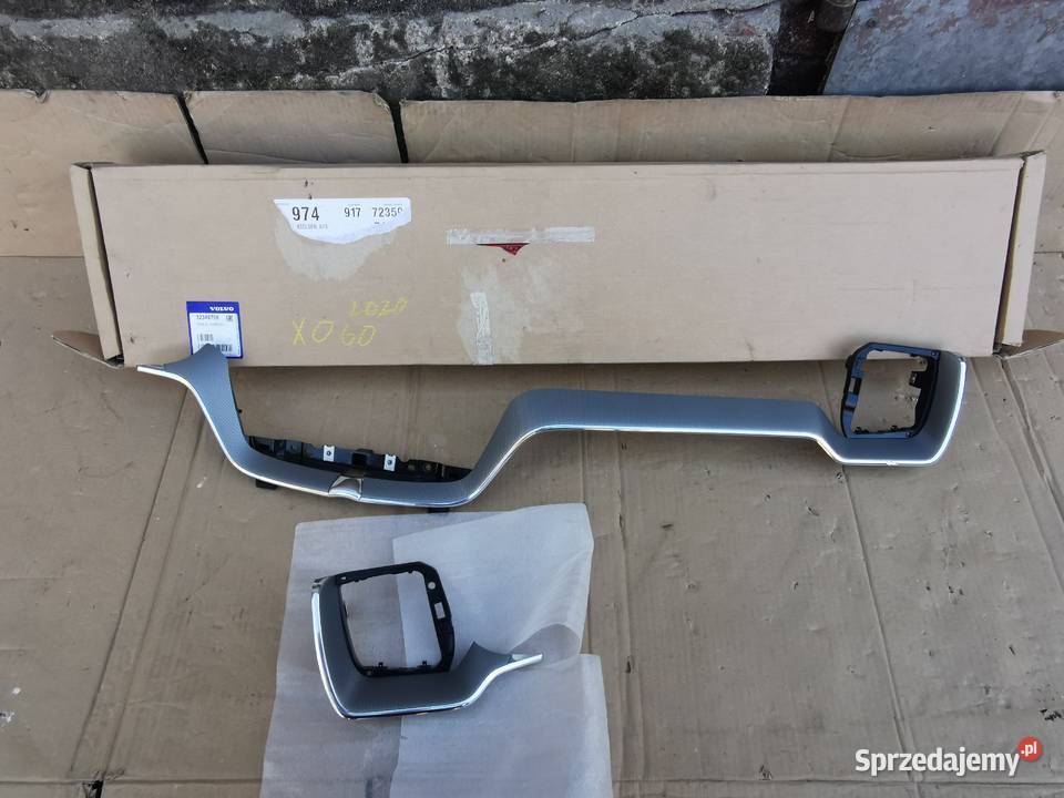 Dekor listwa ozdobna lewa konsoli volvo xc60 II Wyposażenie wnętrza Sieraków