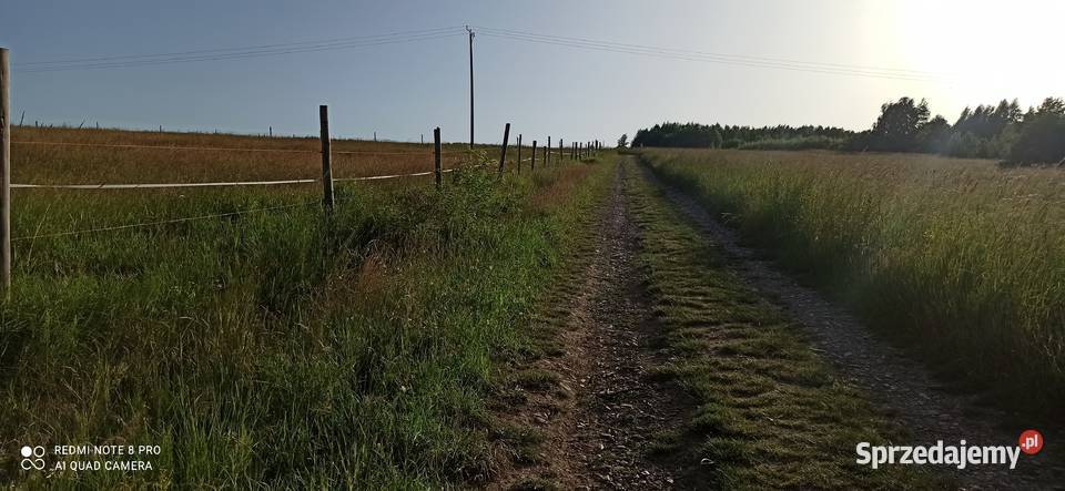 Sprzedam działkę widokową 19zł/m2 Sprzedaż Hłudno sprzedam