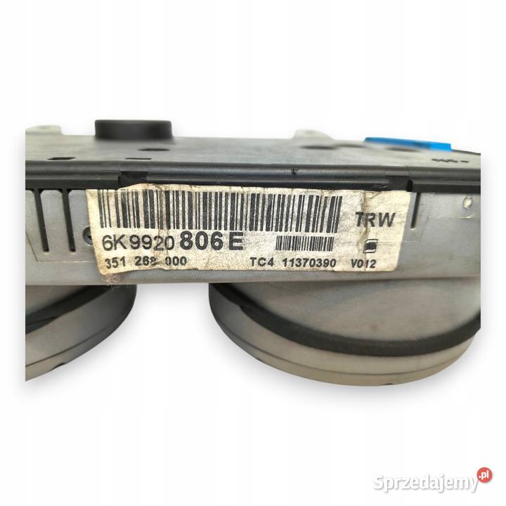 LICZNIK ZEGARY 6K9920806E VW Polo III 10 14 8V osobowe Chełm