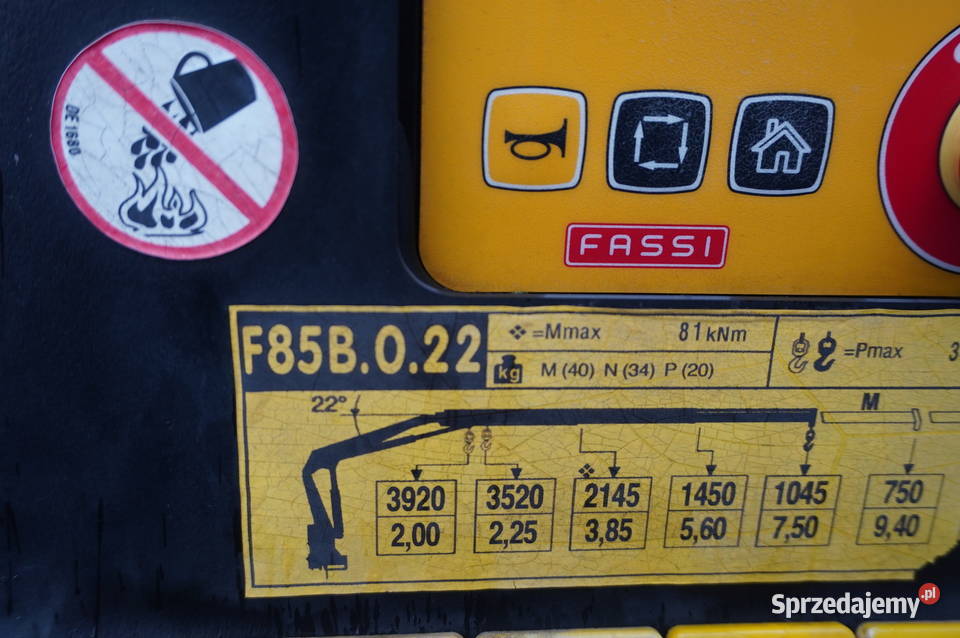 Iveco Eurocargo 160210 E6 4X2 30 Fassi F85B022 małopolskie Kraków