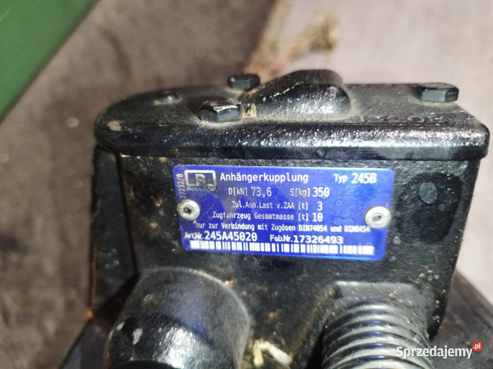 Zaczep automatyczny Rockinger Sworzeń 30mm wielkopolskie Strzyżew