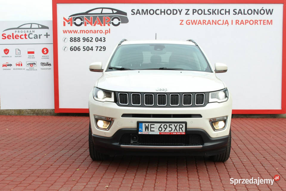 Jeep Compass LIMITED Automat 4WD 4x4 Salon nawigacja kujawsko-pomorskie Włocławek