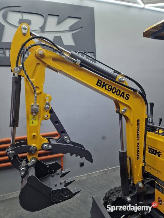 Mini Koparka Berger Kraus BK900AS skrętne ramie pełny VAT Nowy Sącz