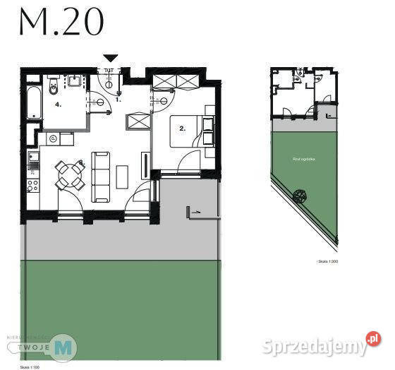 Do sprzedaży mieszkanie Kielce 41m2 2 pokoje własność sprzedam