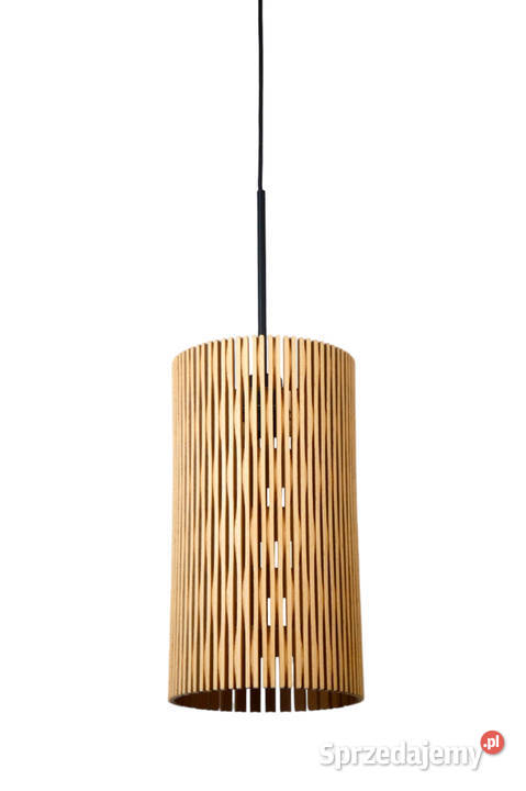 Drewniana lampa wisząca ROLGEN Nowe