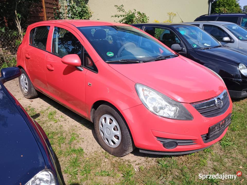 Opel Corsa D 2008r 14i 90 149000 5 drzwi czerwony sprzedam