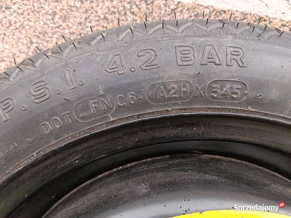 Dojazdówka koło zapasowe 10570 R14 VW Skoda Seat Kosina