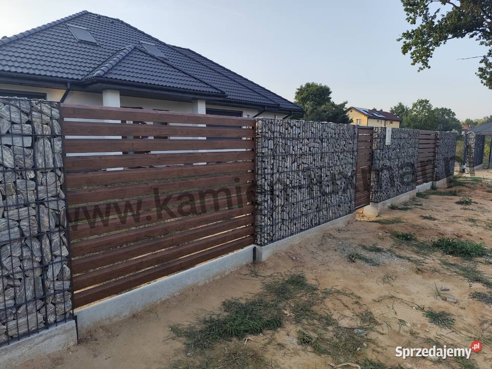 Kosze Gabionowe GABIONY nowoczesne ogrodzenia Warszawa