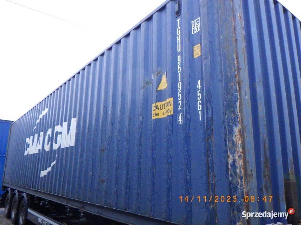Kontener morski magazynowy budowlany 40 HC 12m Radomsko