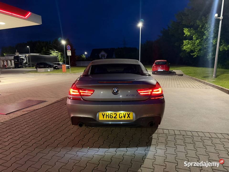 BMW Seria 6 640d F12 Cabrio Anglik RHD 313 260