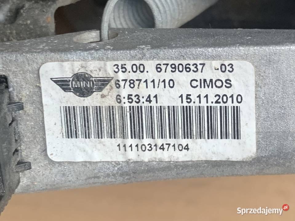 6790637 pedał sprzęgła hamulca mini cooper r56 sprzedam