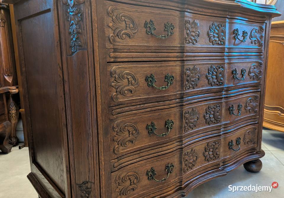 Piękna dębowa komoda sklep Dąbrowa Górnicza