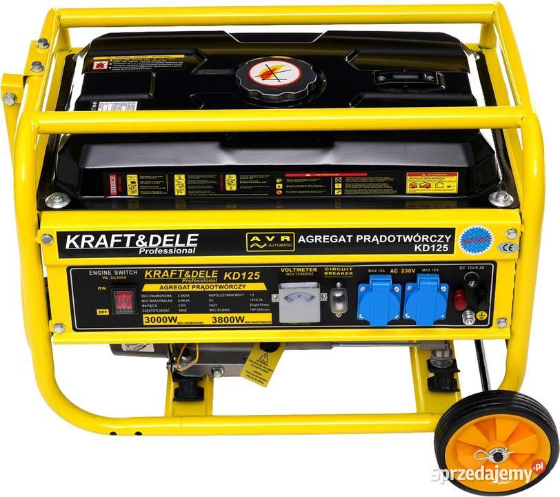 Agregat prądotwórczy 3kW 38kW 230V KD125 sprzedam