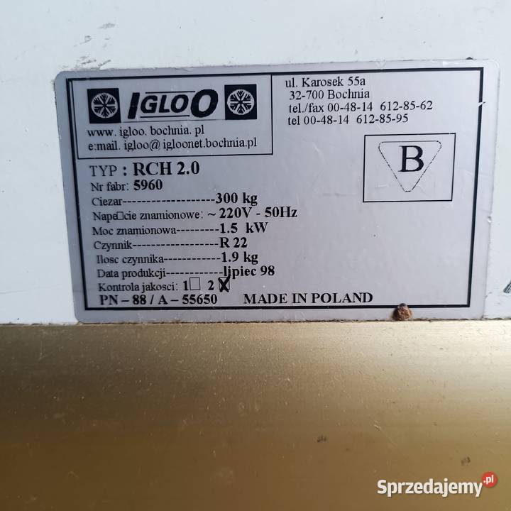 Lada chłodnicza lady chłodnicze lodówki Lipno