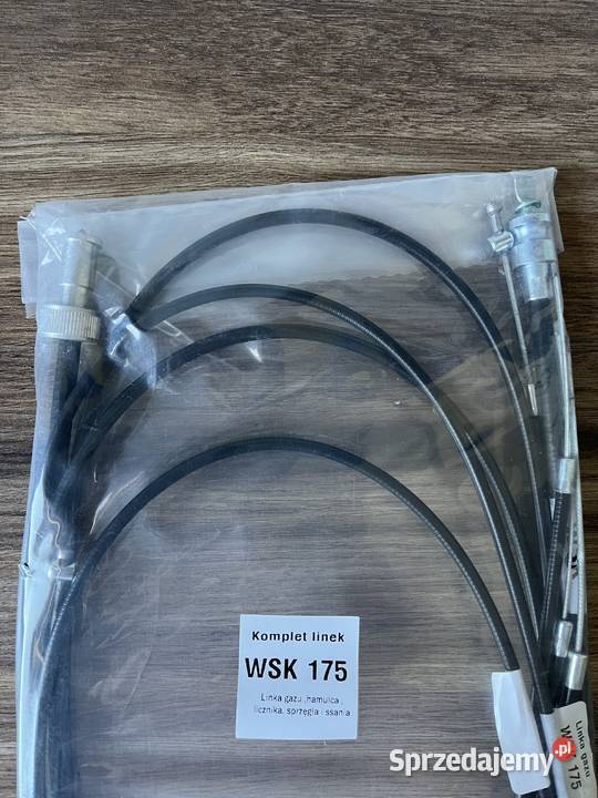 NOWY POLSKI KOMPLET LINEK LINKI WSK 175 CZARNE Bielsko-Biała