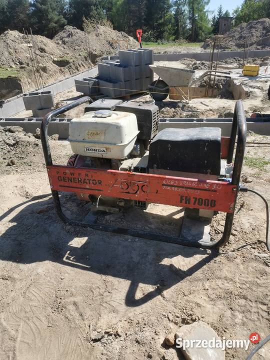 Agregat FOGO FH 7000 Honda 7kw Rolnictwo