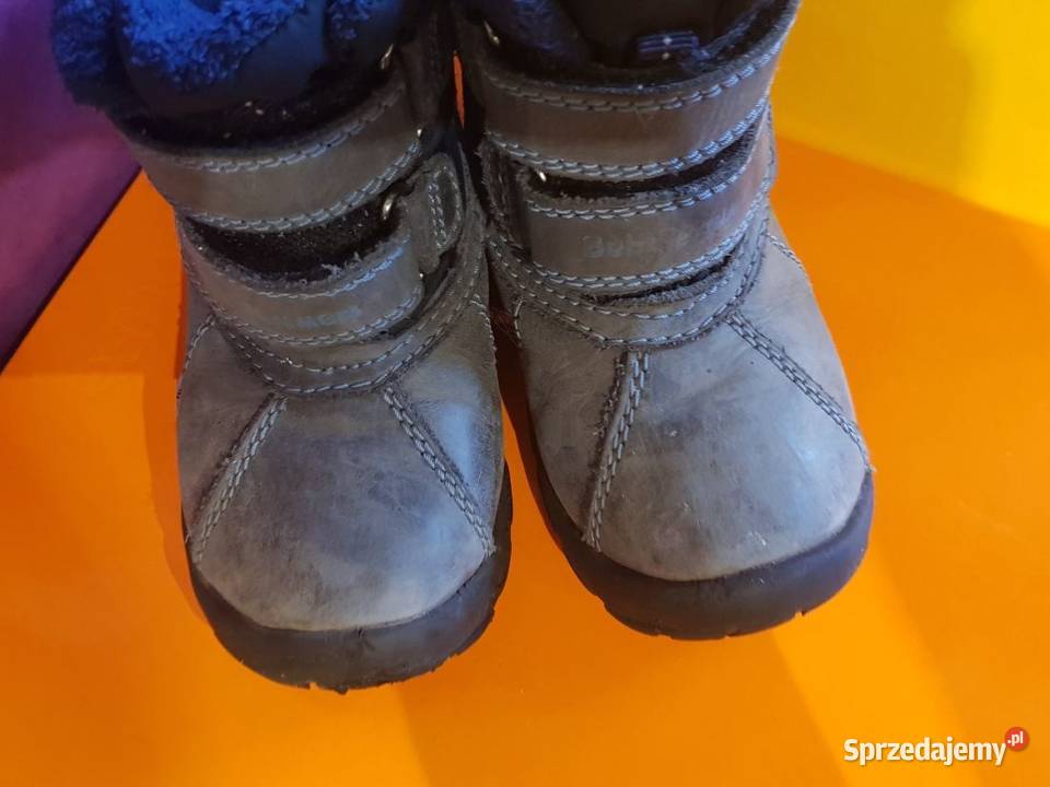 kozaki śniegowce botki skórzane ortalionowe Rozmiar 24