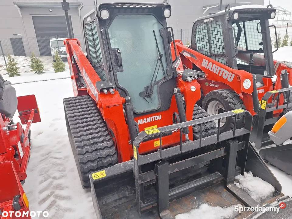 Ładowarka burtowa na gąsienicach Manitou 1650 RT lubelskie Strzeszkowice Duże