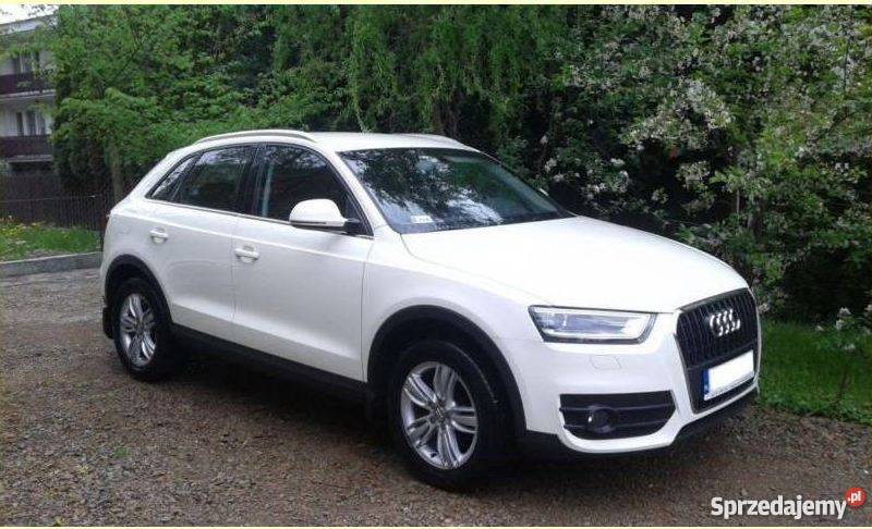 Audi Q3 20 TDi 2012 przebieg 8500 1 właściciel manualna Kraków