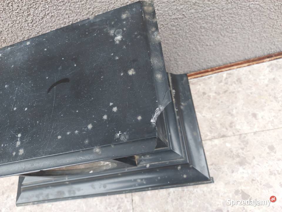 S112 Obudowa marmur starego zegara kominkowego Antyki pomorskie