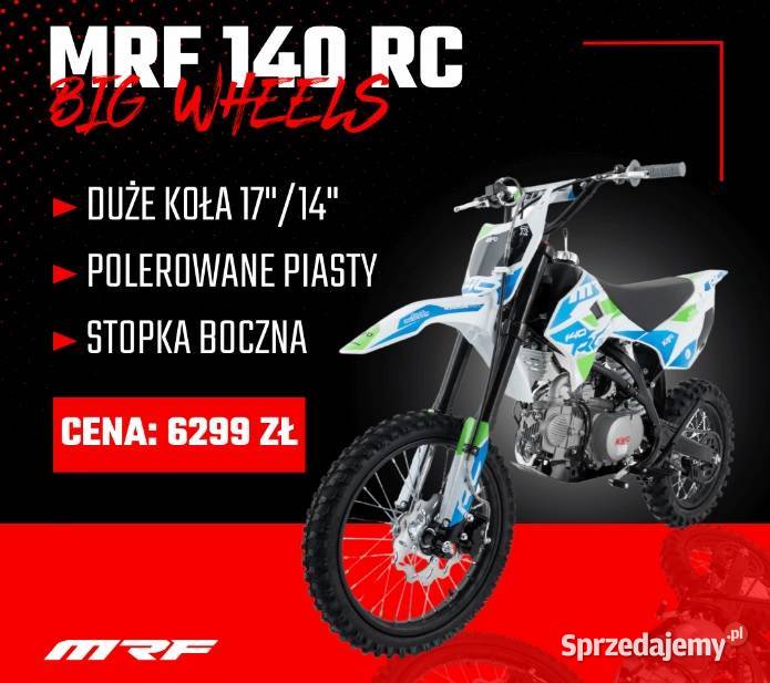 Nowy cross Pitbike Kayo MRF 140RC Big koła 1417 nieuszkodzony małopolskie