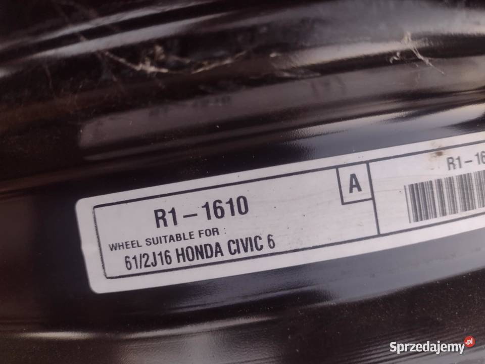 Sprzedam felgi stalowe do Honda Civic ufo stalowe Felgi Duczki