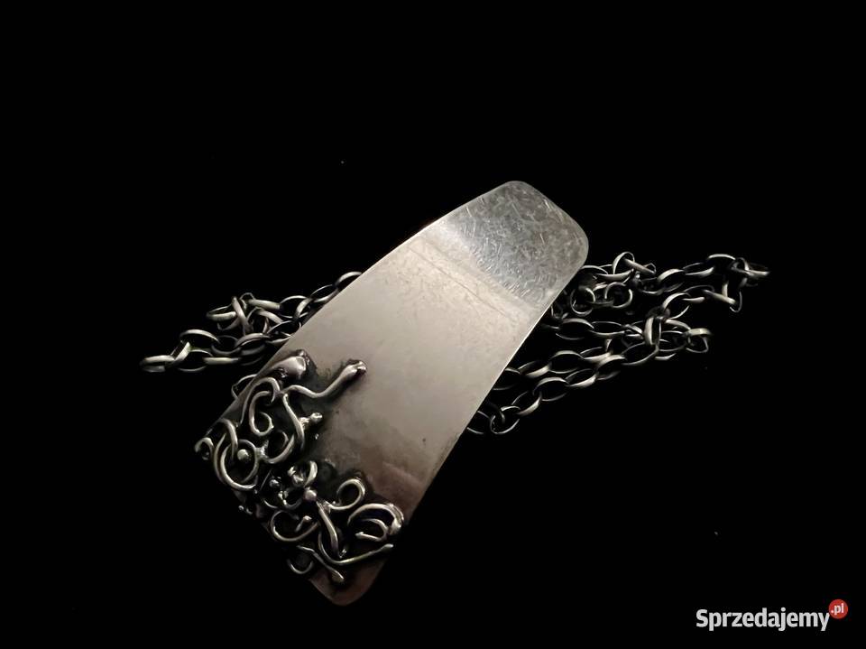 Srebrny autorski wisior z łańcuchem srebro 92t mazowieckie Warszawa sprzedam