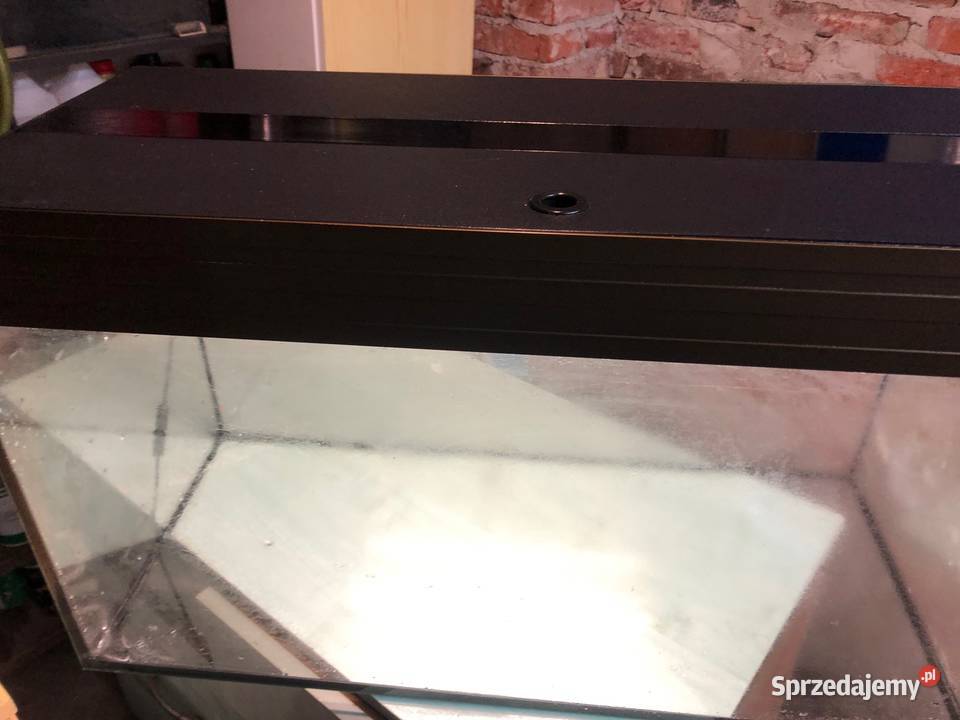 Akwarium 80x35x40 Alu pokrywa oświetlenie 112 L