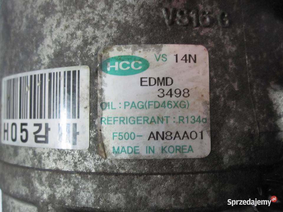 KIA PRO CEED 14 CVVT 11R 90 AN8AA01 SPRĘŻARKA osobowe Kompresory klimatyzacji