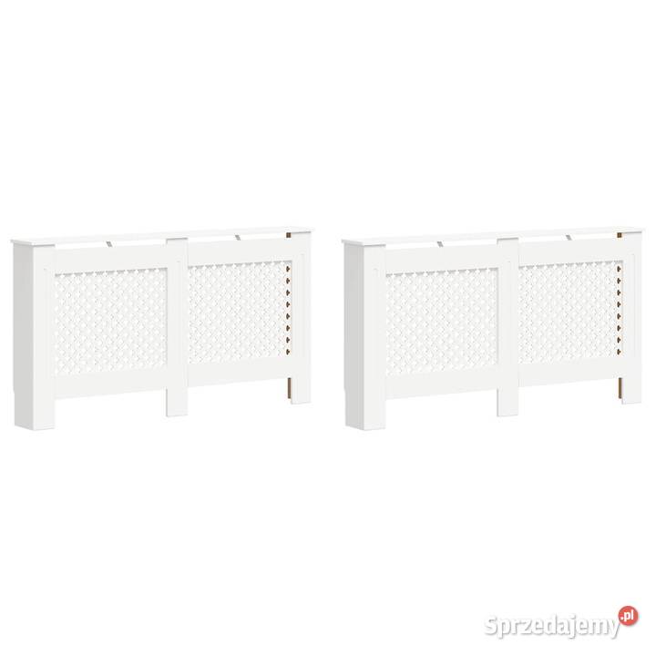 vidaXL Osłony na kaloryfer 2 białe 152x19x815 Warszawa