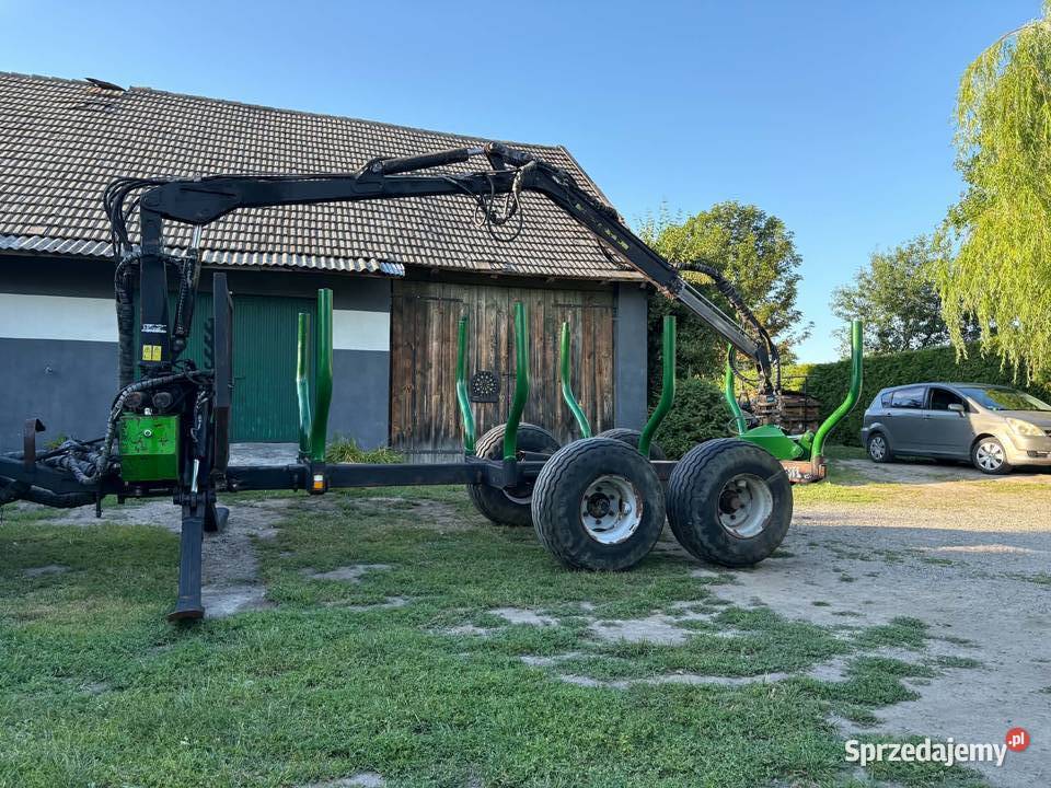 Przyczepa leśna z HDS FAO far 7 tonowa podkarpackie Lubaczów