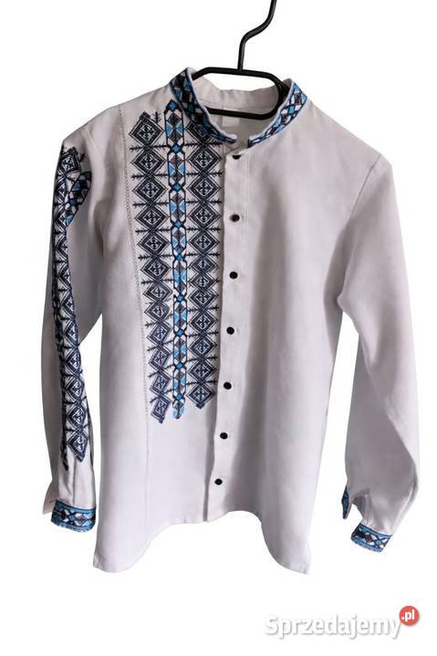Sprzedam koszulę z haftem Nowa Ubrania wizytowe i koszule Poznań