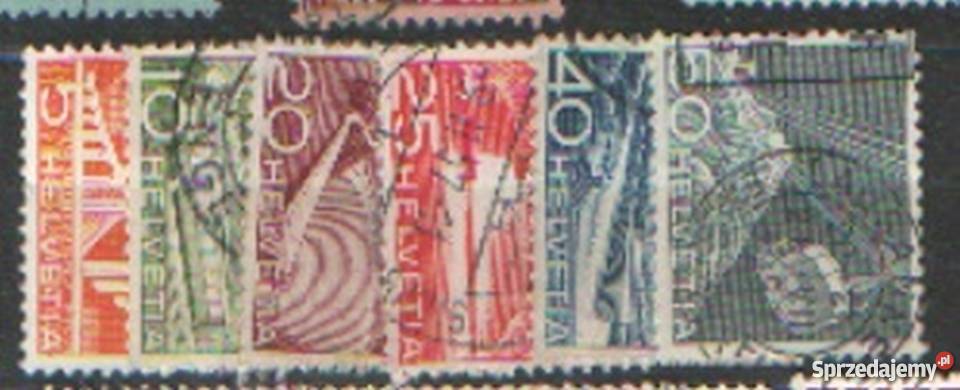 Zn Szwajcaria Mi 5301 3 4 7 8 kas 1949 Gliwice