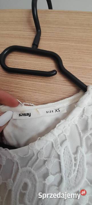 Sukienka białoróżowa Odzież damska Rumia