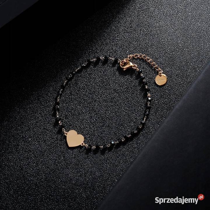 Bransoletka Walentynki Prezent Złota Serce Poznań